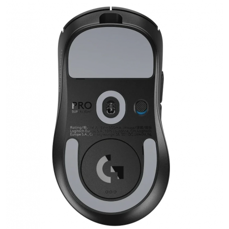 Мышь беспроводная + проводная Logitech PRO X SUPERLIGHT 2 DEX (910-007357) черный