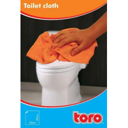 Тряпка для чистки туалета TORO 420015 оранжевый