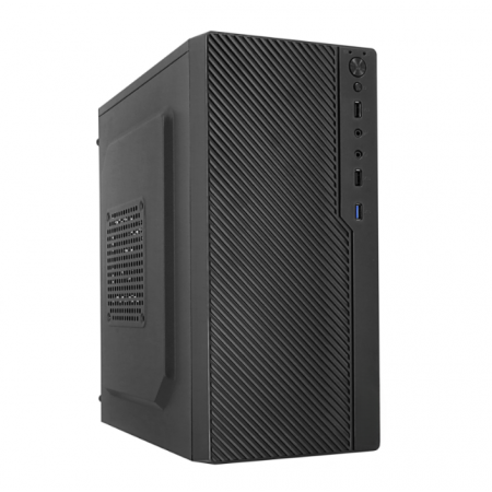 Системный блок Core i3-14100F,H610,RAM16GB,SSD 512GB,GT610-2GB,kbd+mouse чёрный
