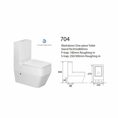 Унитаз SANITECO SA-704 белый
