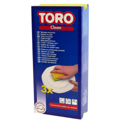 Набор губок TORO 600003 желтый 3 шт.