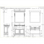 Зеркало интерьерное Opadiris БОРДЖИ 85 1013 (Z0000012529) бежевый