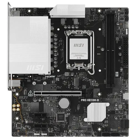 Материнская плата MSI PRO H810M-B черный