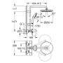 Душевая гарнитура GROHE Tempesta System 250 (26672001) серебристый