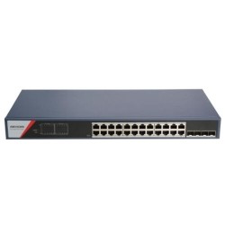 Коммутатор Hikvision DS-3E1528P-SI-24P4F черный