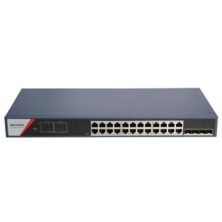 Коммутатор Hikvision DS-3E1528P-SI-24P4F черный