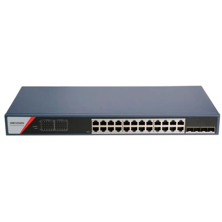 Коммутатор Hikvision DS-3E1528P-SI-24P4F черный