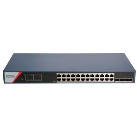 Коммутатор Hikvision DS-3E1528P-SI-24P4F черный
