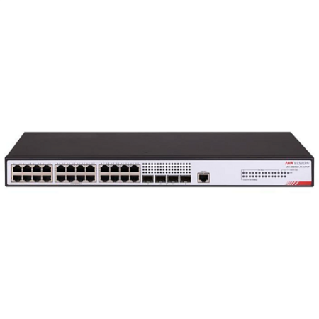 Коммутатор Hikvision DS-3E2728-HI-24T4X черный