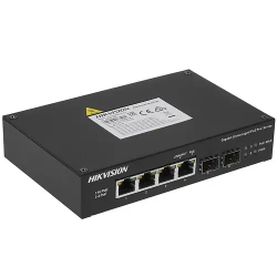 Коммутатор Hikvision DS-3T0506HP-E/HS черный
