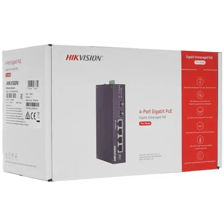 Коммутатор Hikvision DS-3T0506HP-E/HS черный
