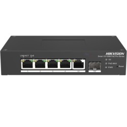 Коммутатор Hikvision DS-3T1306P-SI/HS черный