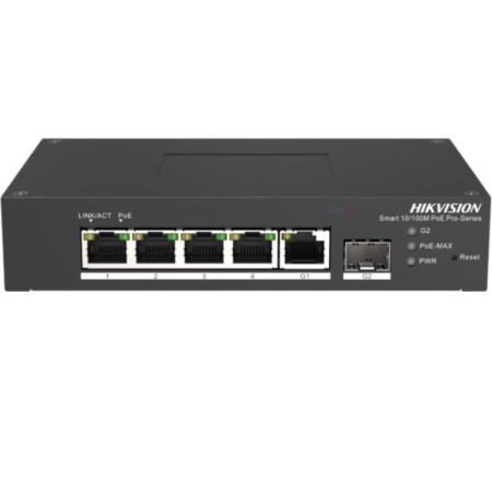 Коммутатор Hikvision DS-3T1306P-SI/HS черный