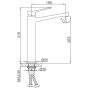 Смеситель Frap F1062-29 серый