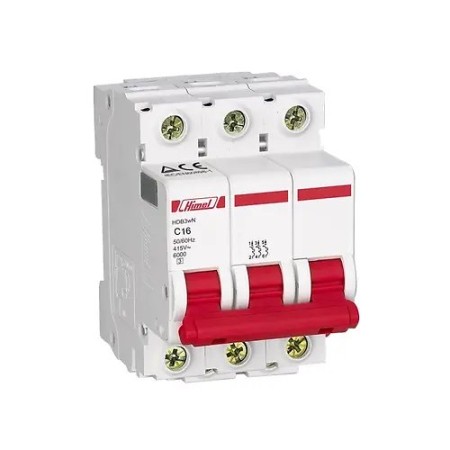 Автоматический выключатель Himel HDB3w (HDB3WL3C16) 16А белый