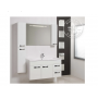 Зеркало интерьерное Акватон ДИОР 100 правое (1A167902DR01R) белый