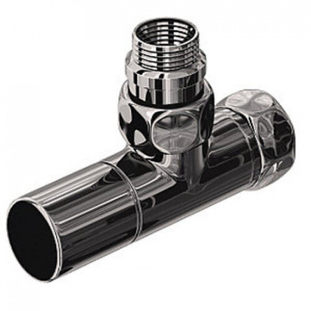 Вентиль запорный угловой Терминус 3/4" * 1/2" г/ш хром (новый) ZZ4708 (штука) (4670030726568) хром