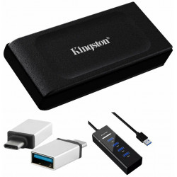 1TB Внешний SSD диск Kingston XS1000 черный