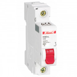 Автоматический выключатель Himel HDB3w 1Р 16А С 4,5кА (HDB3WL1C16) 16А белый