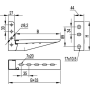Консоль с опорой ML DKC BBL5015 серый