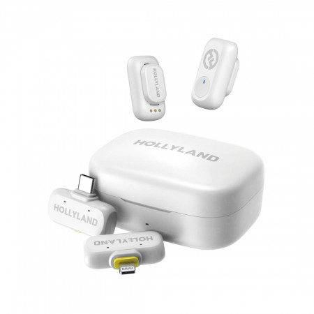 Микрофон Hollyland Lark A1 Combo (A1COM) белый