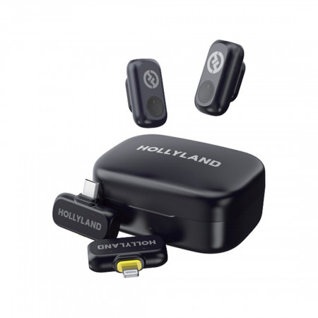 Микрофон Hollyland Lark A1 Combo (A1COM) черный