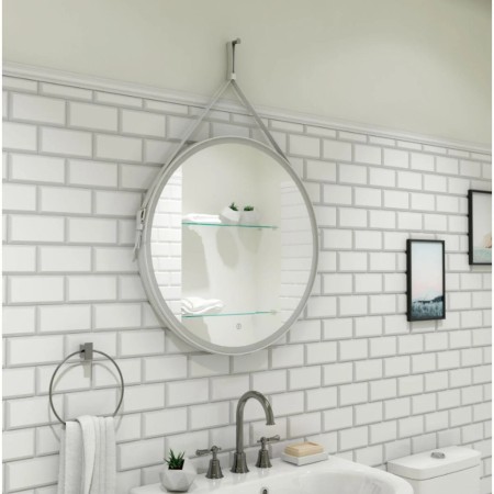 Зеркало интерьерное Континент Millenium White Led (ЗЛП738) белый