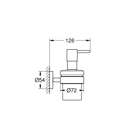Дозатор для жидкого мыла Grohe Essentials 40448DC1 суперсталь