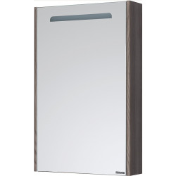 Шкаф в ванную Aquaton Сильва 50 L (1A215502SIW5L) темное дерево