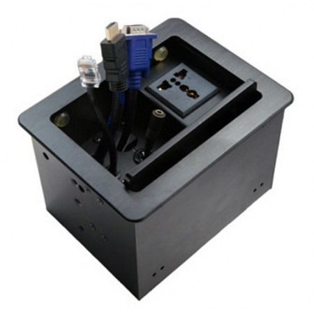 Врезной лючок PROCAST Cable TС-16 черный