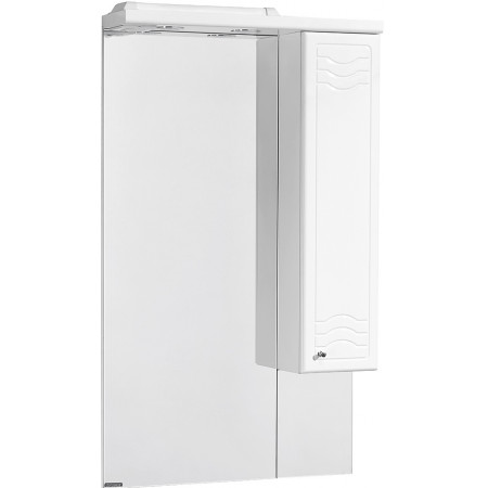 Шкаф в ванную Aquaton Домус 65 правое (1A008202DO01R) белый