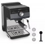 Кофеварка рожковая Krups Authentic XP384G10 серебристый