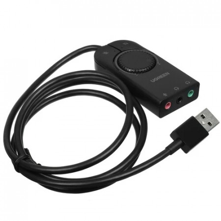 Звуковая карта UGREEN CM129 Черный