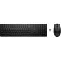 Клавиатура + мышь беспроводная HP Europe 655 (4R009UT#B15) черный