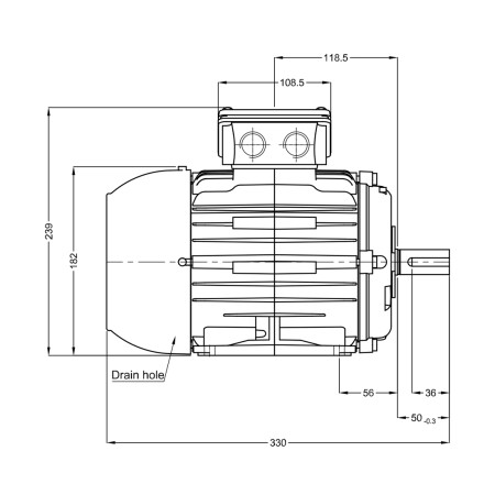 Электродвигатель WEG 17886536 серый