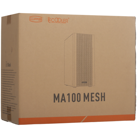 Корпус PCCooler MA100 MESH BK (C3-A510BKP3-GL) черный