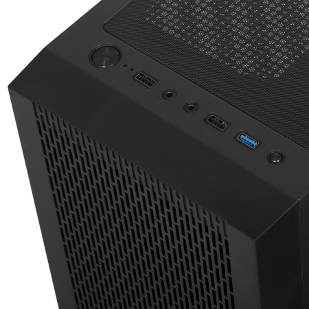 Корпус PCCooler MA100 MESH BK (C3-A510BKP3-GL) черный