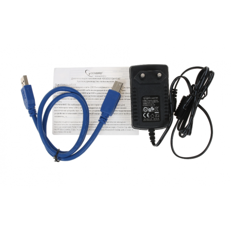 Док-станция Gembird HD32-U3S-4 черный Док-станция Gembird HD32-U3S-4 черный