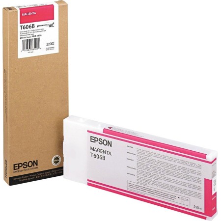 Картридж струйный Epson T606B (C13T606B00) пурпурный (повышенная емкость) (с чипом)