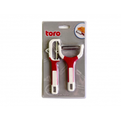 Овощечистка набор Toro 267504 красный, белый