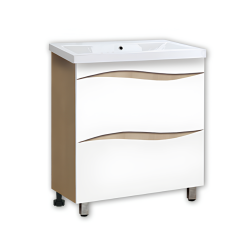 Тумба под раковину VAKO " Аква COMA 80" (18190) (БЕЗ РАКОВИНЫ) белый