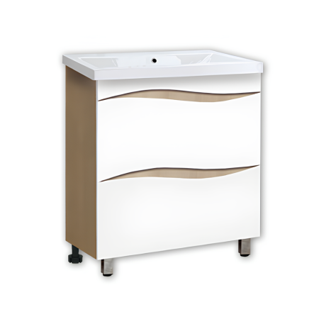 Тумба под раковину VAKO " Аква COMA 80" (18190) (БЕЗ РАКОВИНЫ) белый