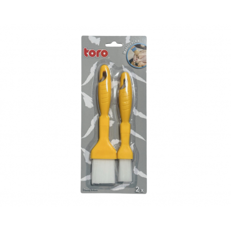 Кисточка кондитерская набор 2 штуки TORO 263583 желтый