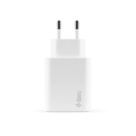 Сетевое зарядное устройство ttec SmartCharger Duo PD (2SCS27B) белый