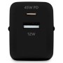 Сетевое зарядное устройство ttec SmartCharger 45W PD Duo Travel Charger (2SCP02S) черный
