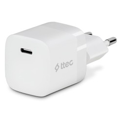 Сетевое зарядное устройство ttec SmartCharger 30W PD USB-C Travel Charger (2SCP03B) белый
