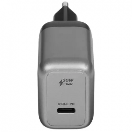Сетевое зарядное устройство SATECHI 30W USB-C GaN Wall Charger - EU (ST-UC30WCM-EU) серый