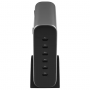Сетевое зарядное устройство SATECHI 200W USB-C 6-Port PD GaN Charger - EU (ST-C200GM-EU) серый