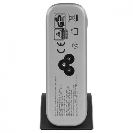 Сетевое зарядное устройство SATECHI 200W USB-C 6-Port PD GaN Charger - EU (ST-C200GM-EU) серый