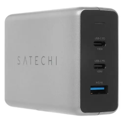 Сетевое зарядное устройство SATECHI 100W USB-C PD Compact Charger- EU (ST-TC100GM-EU) серый